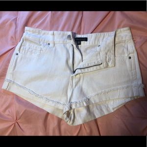 Kendall & Kylie white shorts